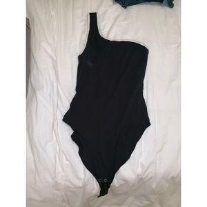 Forever 21 plus size one shoulder bodysuit